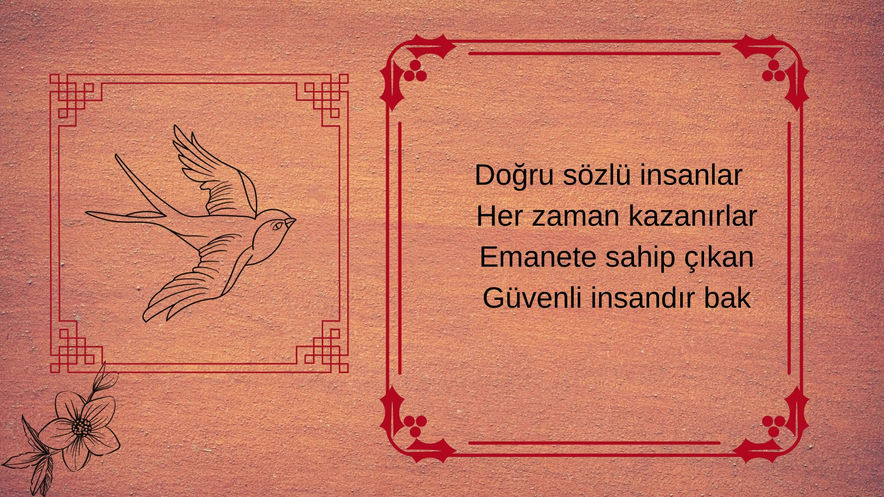 Değerlar Eğitimi Şiir